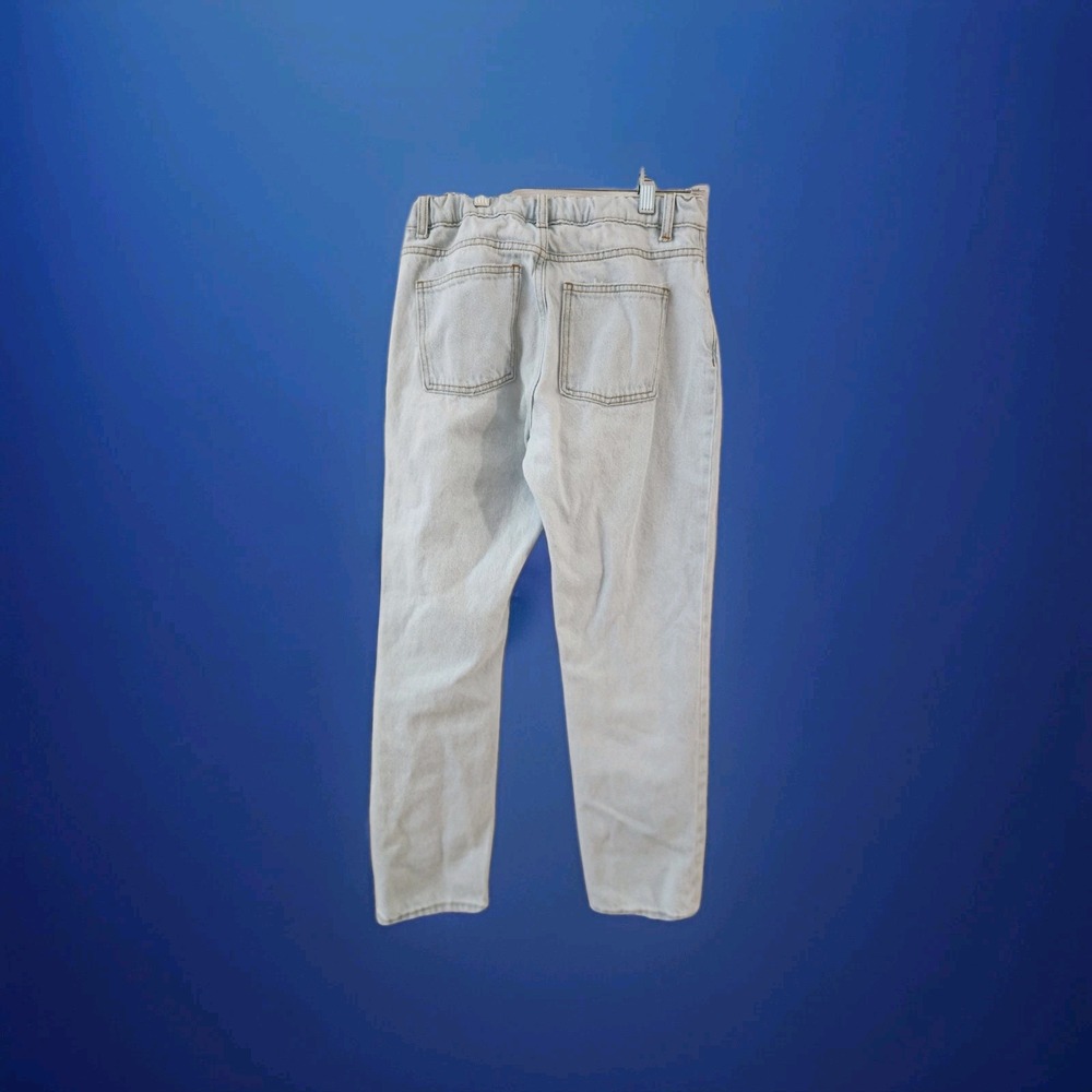 Pacsun Size‎ 14 Kids Jeans Floral Flowers  Jean Straight Blue Denim - Picture 2 of 7